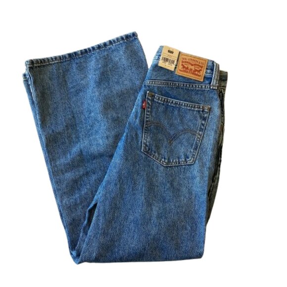 Levi's '94 Baggy Wide Leg Jeans Relaxed Fit Women's 27 Take Chances Blue NEW - Picture 1 of 11